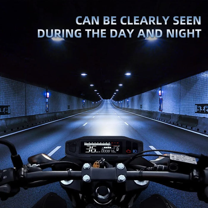 Motorcycle Speedometer With Led Display