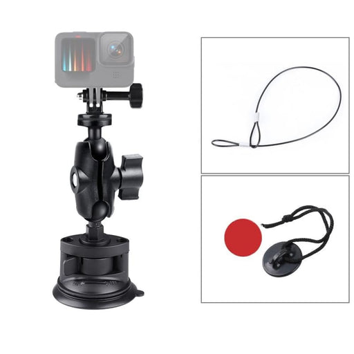 Mount Holder With Tripod Adapter Steel Tether And Safety
