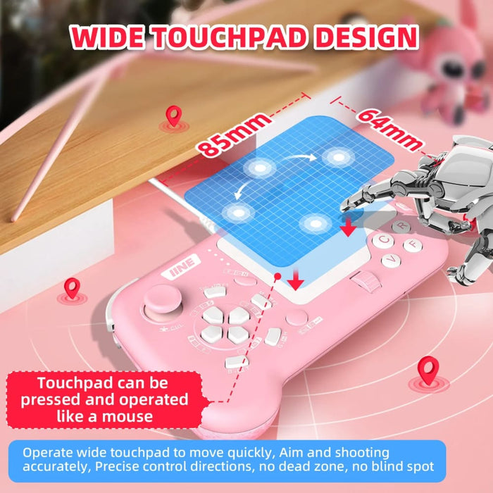 Mouse-pad Pro Controller as Keyboard and Mouse Combo Set