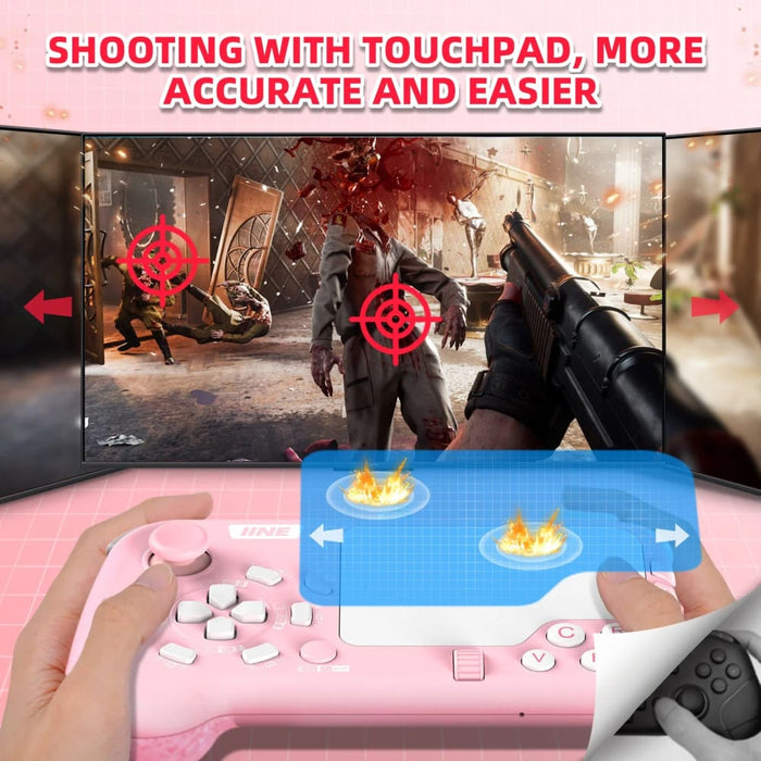Mouse-pad Pro Controller as Keyboard and Mouse Combo Set