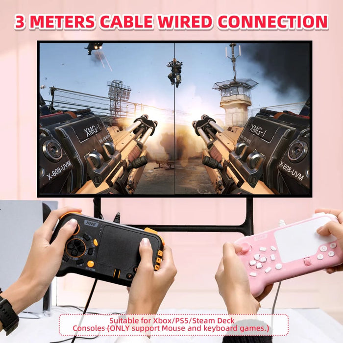 Mouse-pad Pro Controller as Keyboard and Mouse Combo Set