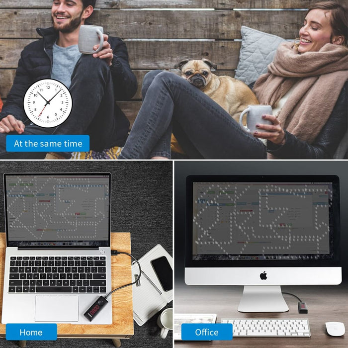 Mouse Jiggler Usb Port with 3 Modes Supports Multi-track