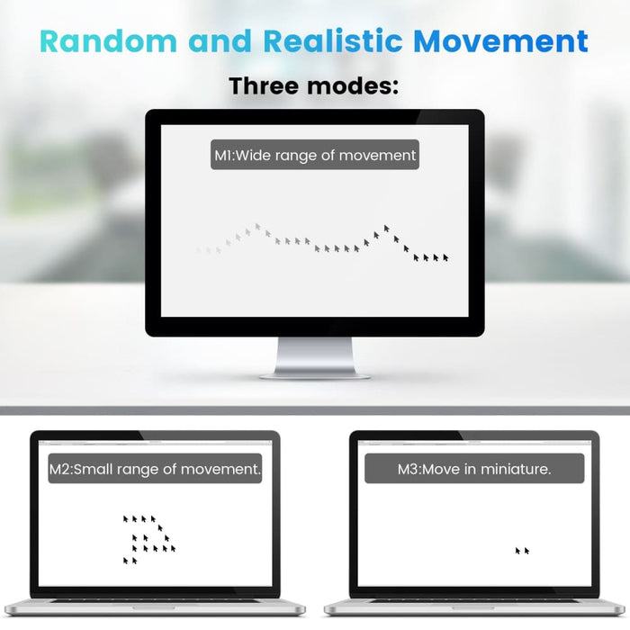Usb Mouse Jiggler Undetectable Mover With Separate Mode