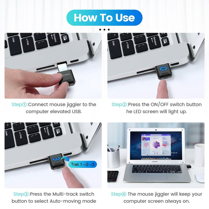 Usb Mouse Jiggler Undetectable Mover With Separate Mode