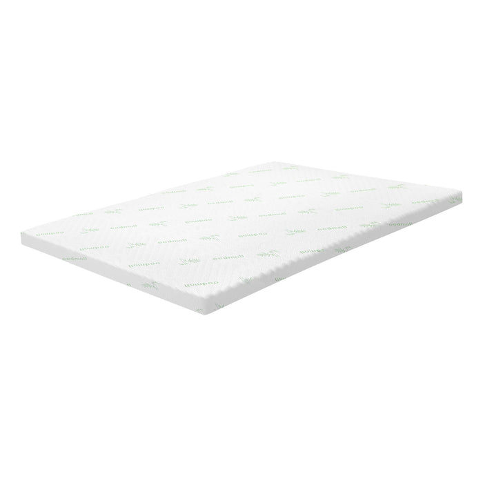 Memory Foam Mattress Topper Cool Gel Bed Pad Mat 7-Zone Underlay 5 / 8Cm