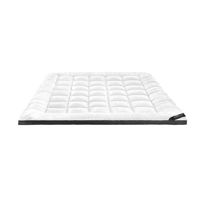 Mattress Topper Luxury Pillowtop Airflow Mesh Bed Protector Mat 5Cm Queen