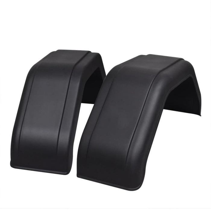 2x Mudguard for Trailer Wheels 220 x 760 Mm Xobxkl