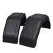 2x Mudguard for Trailer Wheels 220 x 760 Mm Xobxkl