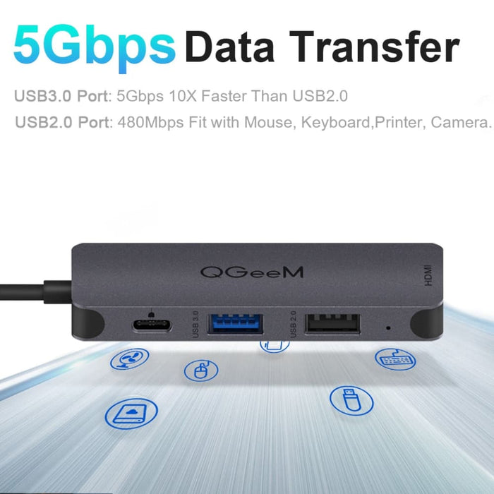Multi Usb 3.1 Type c Hub 3.0 2.0 Hdmi Adapter Pd Dock