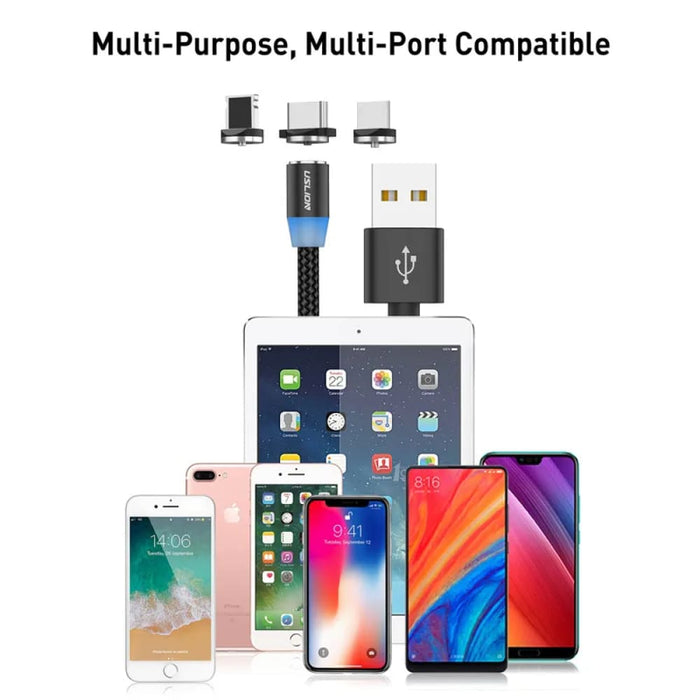 Multi Device Magnetic Usb Fast Charging Cable
