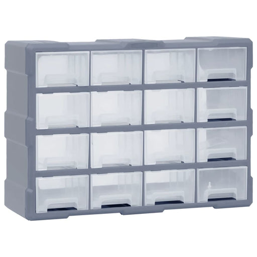 Multi - drawer Organiser With 16 Middle Drawers 52x16x37 Cm