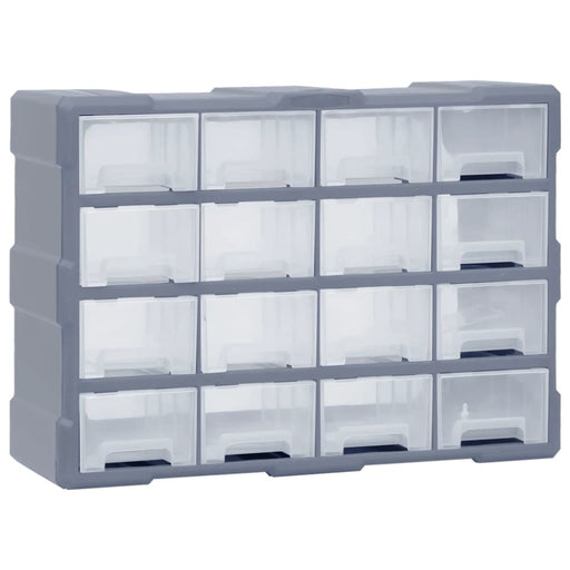 Multi-drawer Organiser with 16 Middle Drawers 52x16x37 Cm