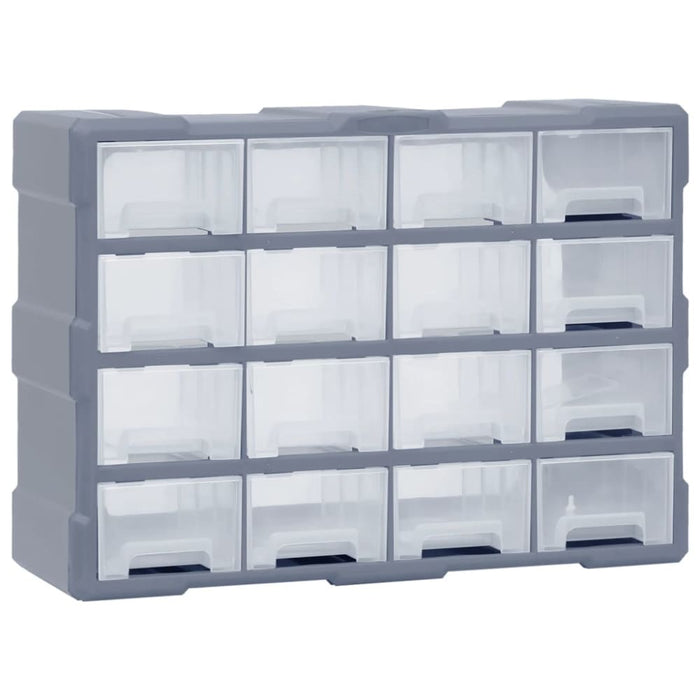 Multi-drawer Organiser with 16 Middle Drawers 52x16x37 Cm