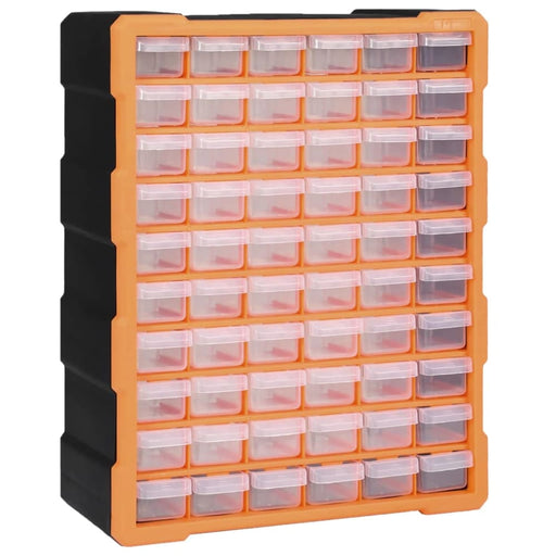 Multi - drawer Organiser With 60 Drawers 38x16x47.5 Cm