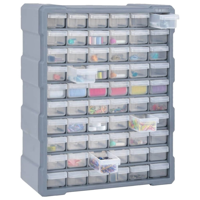 Multi - drawer Organiser With 60 Drawers 38x16x47.5 Cm