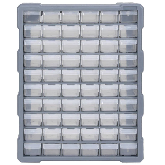 Multi - drawer Organiser With 60 Drawers 38x16x47.5 Cm