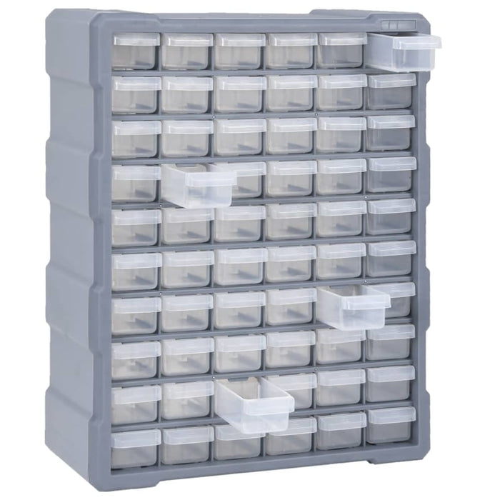 Multi - drawer Organiser With 60 Drawers 38x16x47.5 Cm