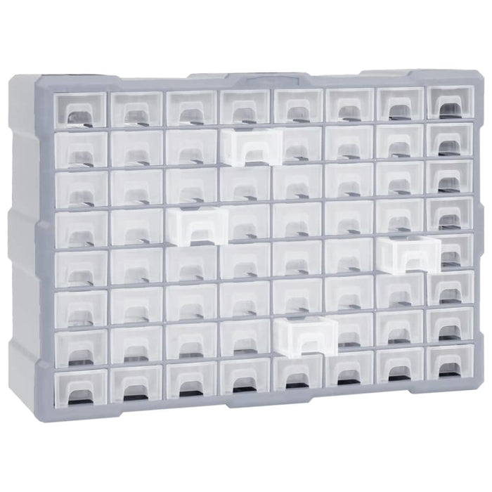 Multi - drawer Organiser With 64 Drawers 52x16x37.5 Cm