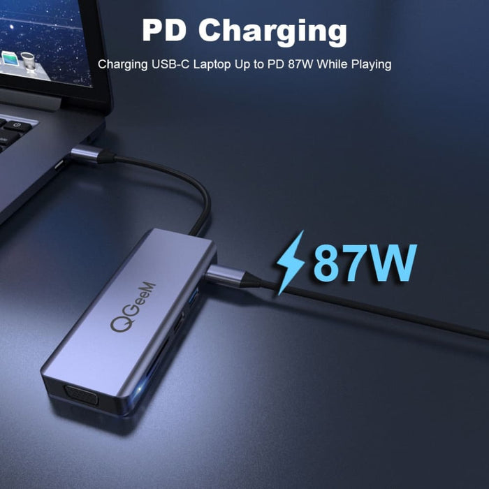 Multi Dual Hdmi Vga Micro Sd Card Readers Aux Pd Otg Usb