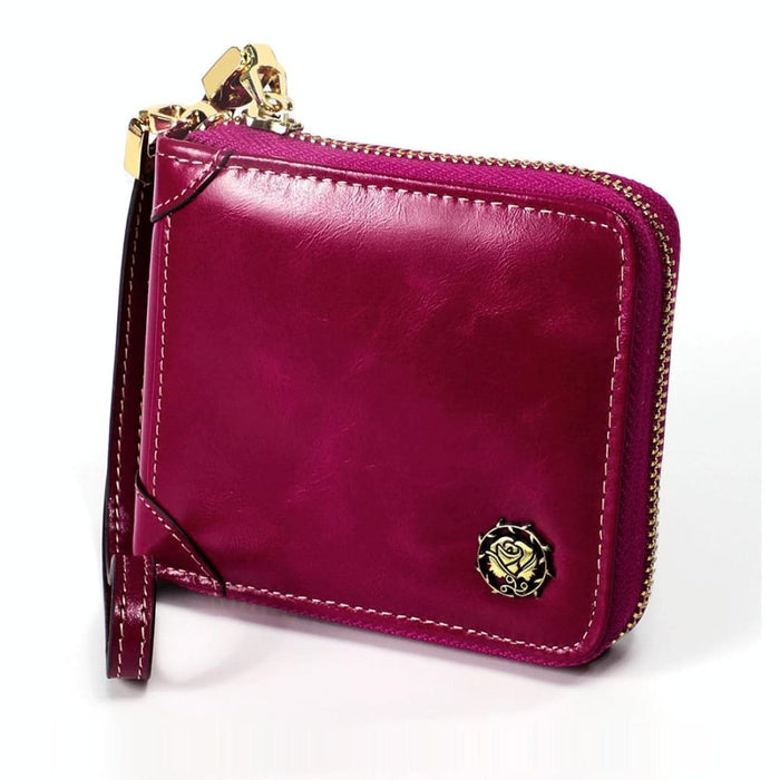 Multi Function Rfid Leather Wallet With Lanyard