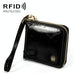 Multi Function Rfid Leather Wallet With Lanyard