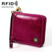 Multi Function Rfid Leather Wallet With Lanyard