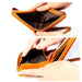 Multi Function Rfid Leather Wallet With Lanyard