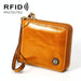 Multi Function Rfid Leather Wallet With Lanyard