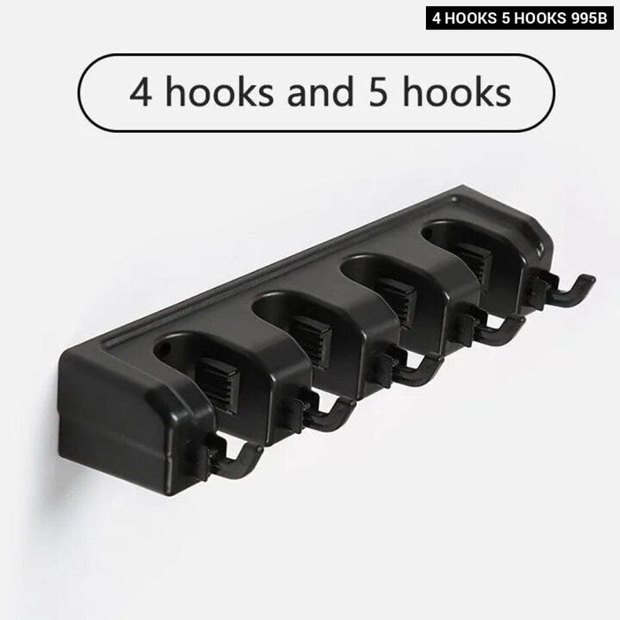 Multi Functional Wall Mount Mop Holder
