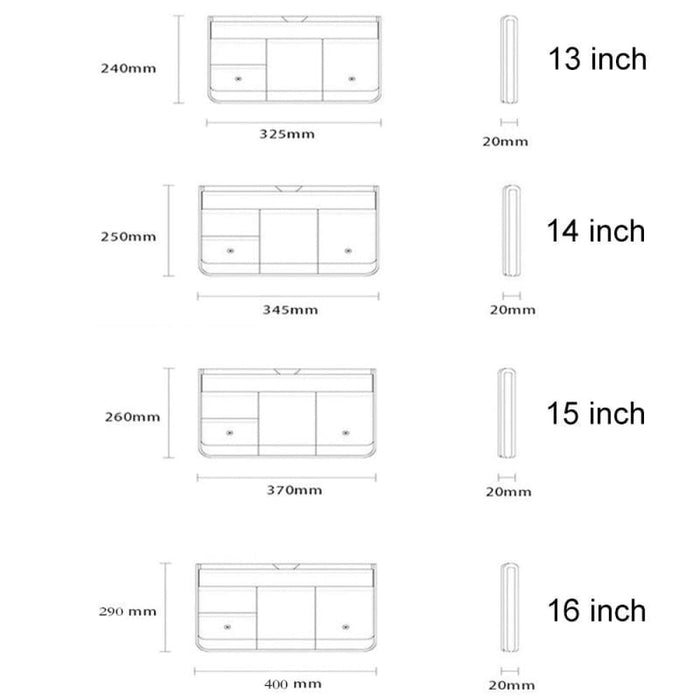 Multi Layer Waterproof And Shock Absorbing Laptop Sleeve