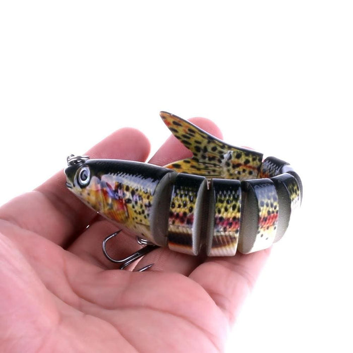 Multi Section Hard Baits For Fishing 13.6cm 18.7g Treble