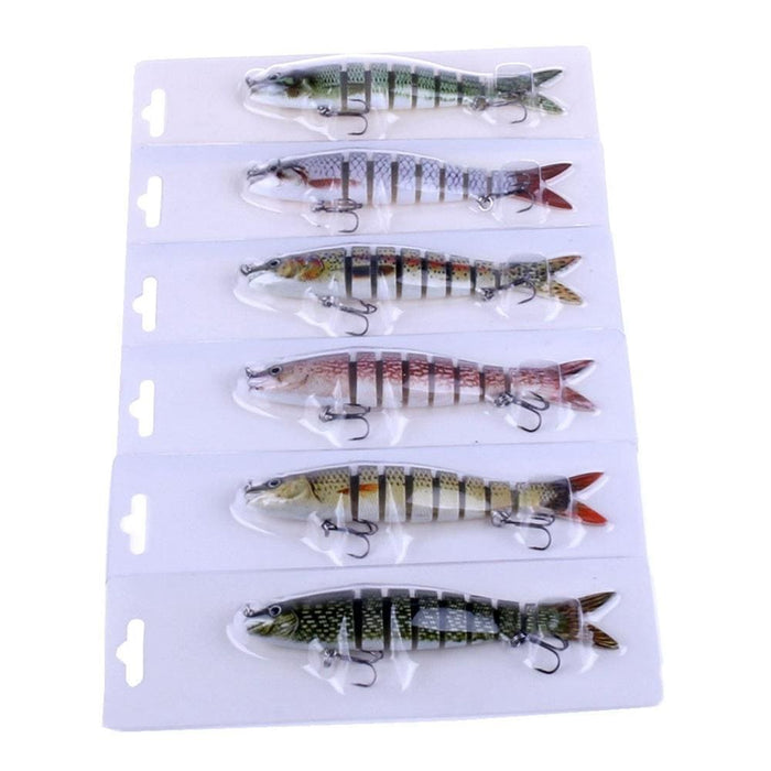 Multi Section Hard Baits For Fishing 13.6cm 18.7g Treble