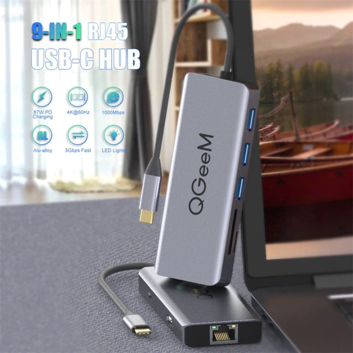 Multi Usb Hub Type c 3.0 Hdmi Vga Micro Sd Card Readers