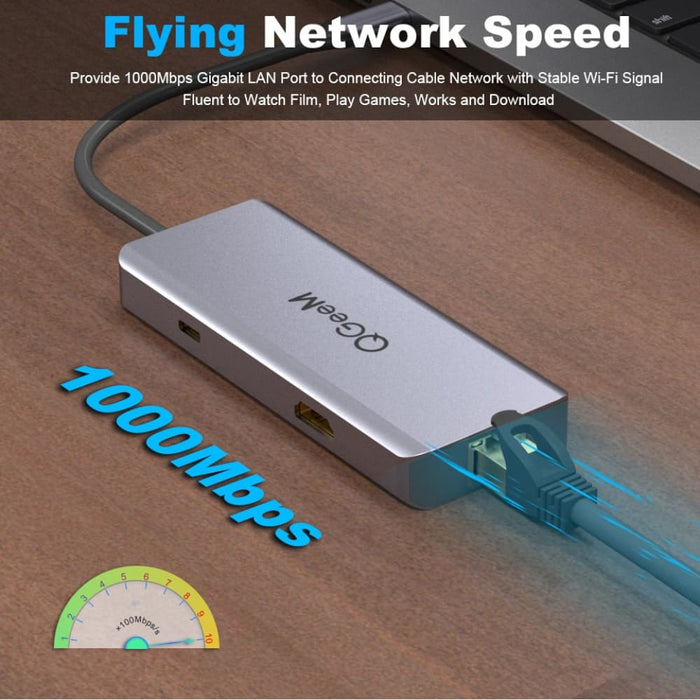 Multi Usb Hub Type c 3.0 Hdmi Vga Micro Sd Card Readers