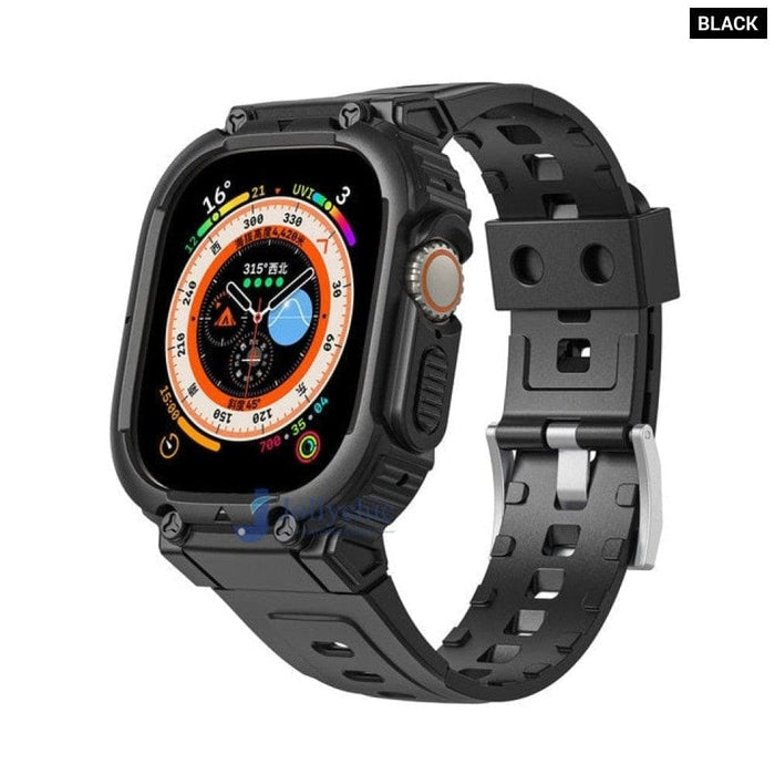 Multicolour Bumper Rugged Strap Case for Apple Watch