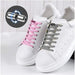 Multicolour Lock no Tie Elastic Sneakers Elderly Quick