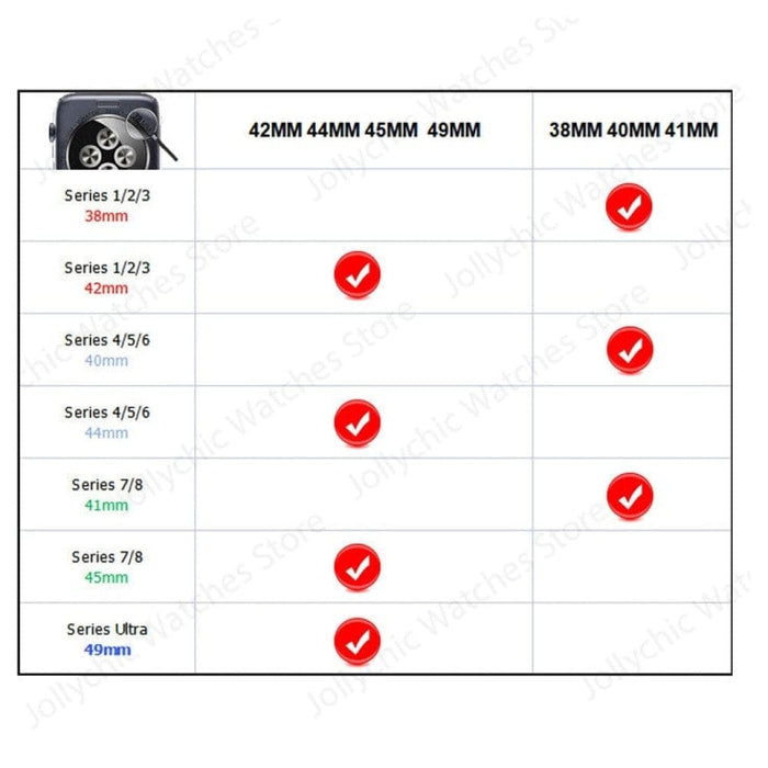 Multicolour Stainless Steel Strap for Apple Watch