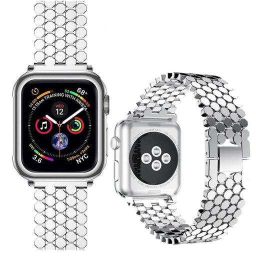 Multicolour Steel Chain Replacement Strap for Apple Watch