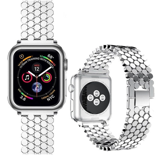Multicolour Steel Chain Replacement Strap For Apple Watch