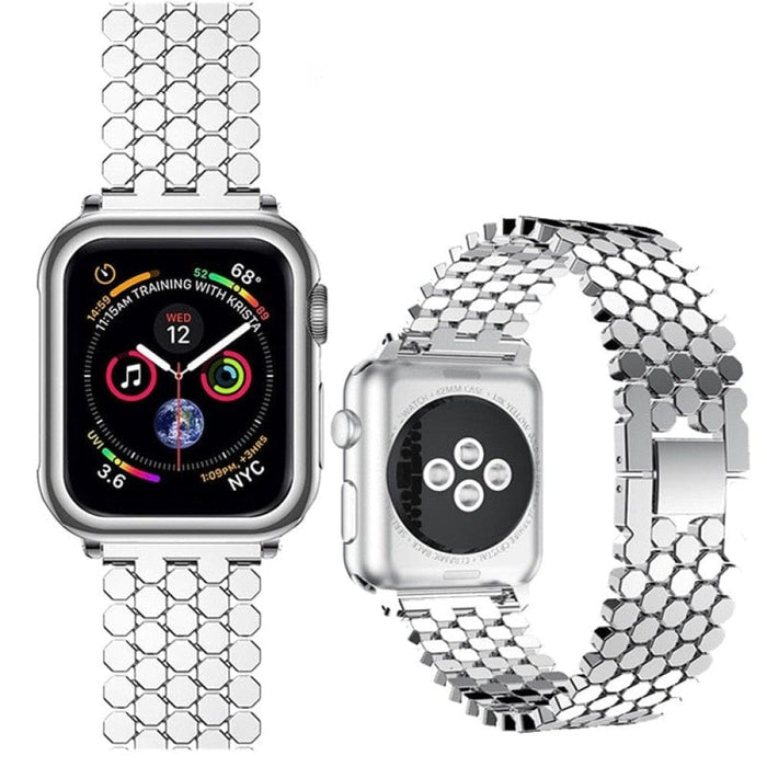 Multicolour Steel Chain Replacement Strap for Apple Watch