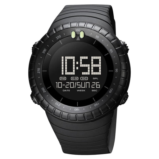 Multifunctional Led Digital Black Dial Sport Watch