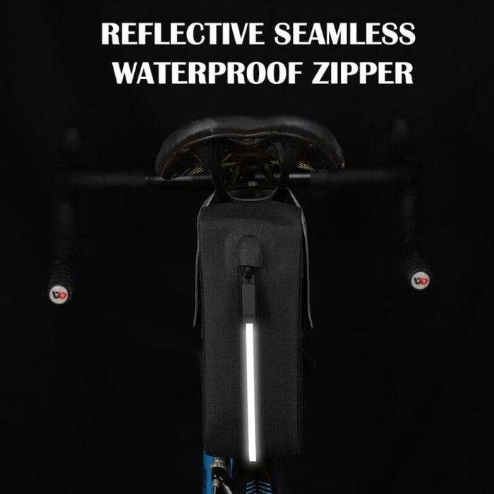 Multifunctional Reflective Rainproof Front Frame Bicycle Bag