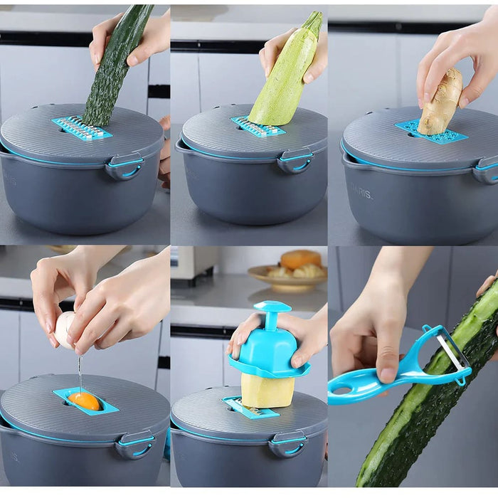 Multifunctional Vegetable Fruit Peeler Slicer Chopper