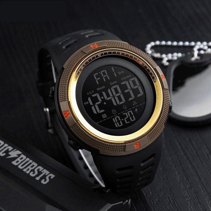 Multifunctional Waterproof Led Digital Wristwatch