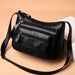 Multilayered Pu Leather Shoulder Bag