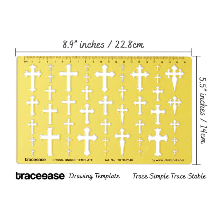 Multiple Unique Cross Pattern Jewellery Templates Drafting