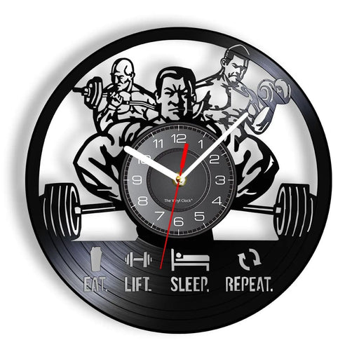 Muscle Men Workout Wall Clock