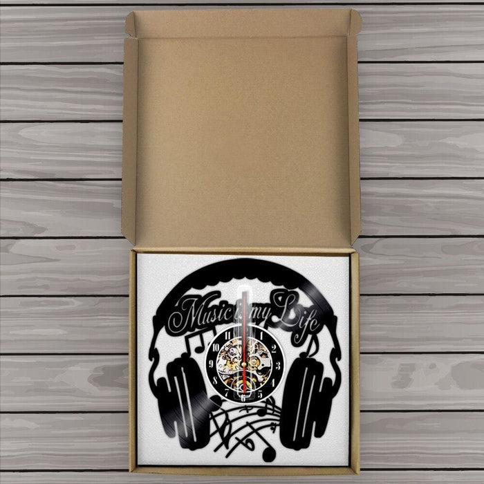 Music is my Life Inspirational Quote Home Decor Headphone