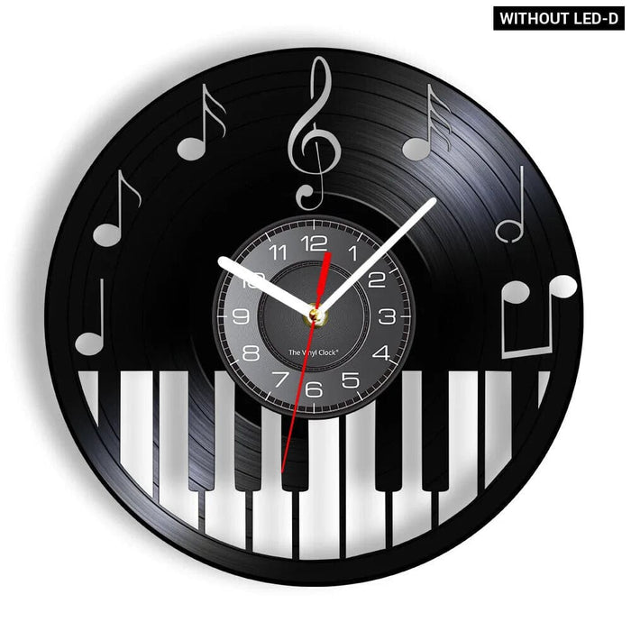 Musical Instrument Vinyl Wall Clock
