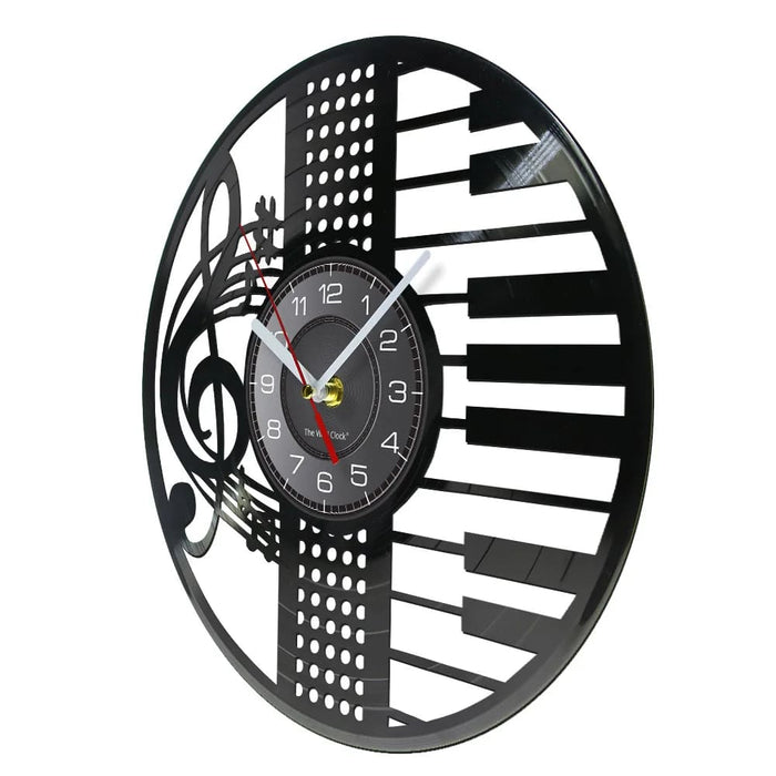 Musical Instrument Vinyl Wall Clock
